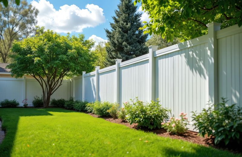 Modern Vinyl Fence