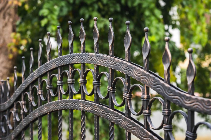 Elegant Wrought Iron Fence
